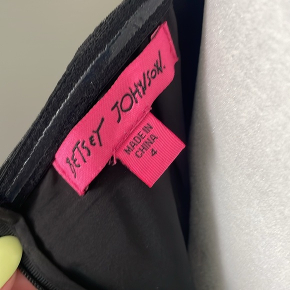 Betsey Johnson Black and Pink Maxi Dress - Picture 5 of 5